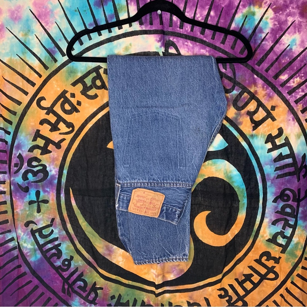 Vintage 1980’s 501 Jeans with No Back Pockets Levi Strauss & Co. Size W29 L29